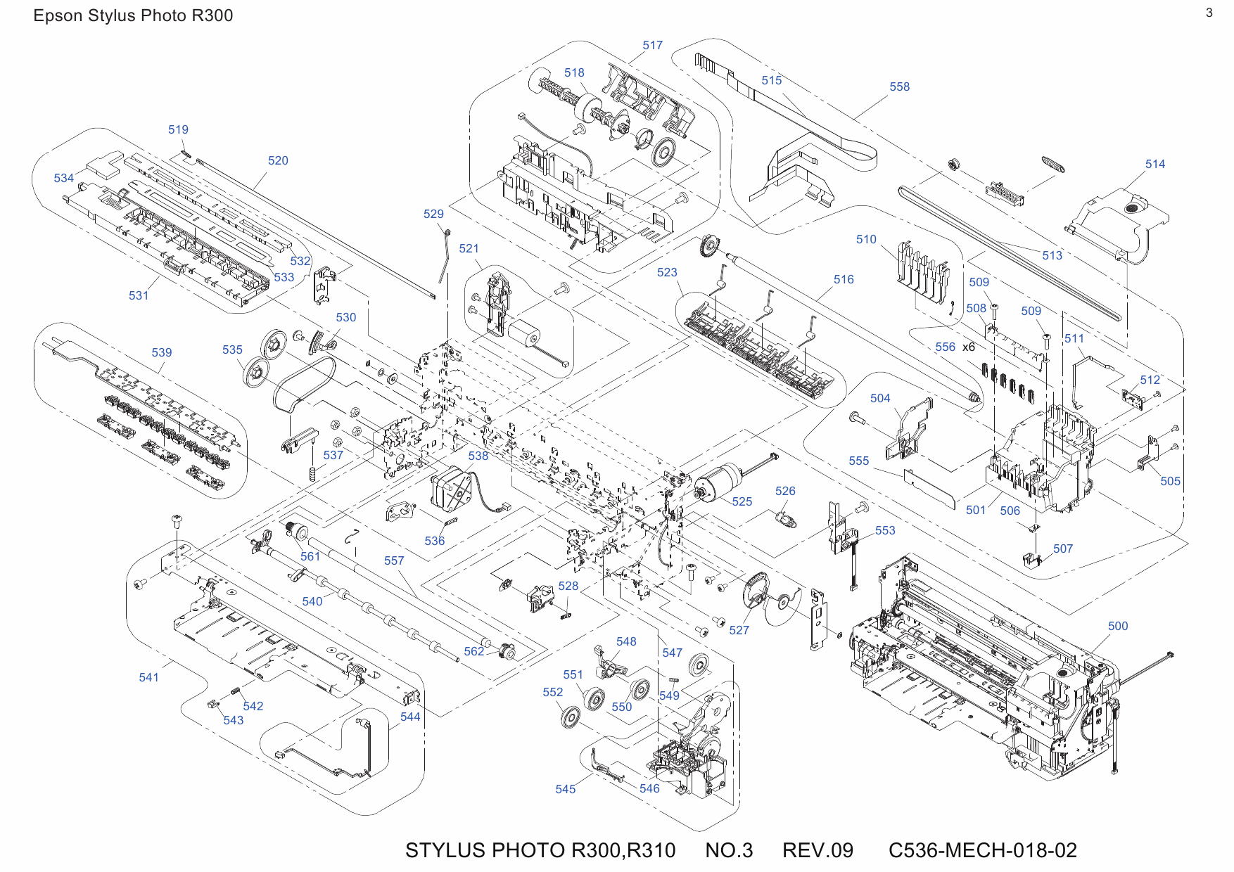 EPSON StylusPhoto R300 R310 Parts Manual-6